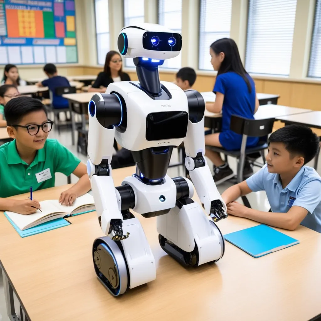 AI-Powered Robot Teachers Become Mainstream in Schools