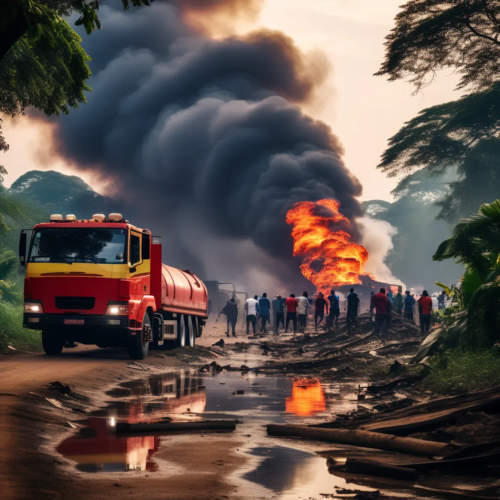 Devastating Toll Climbs: Over 50 Lives Lost in Liberia Fuel Tanker Explosion