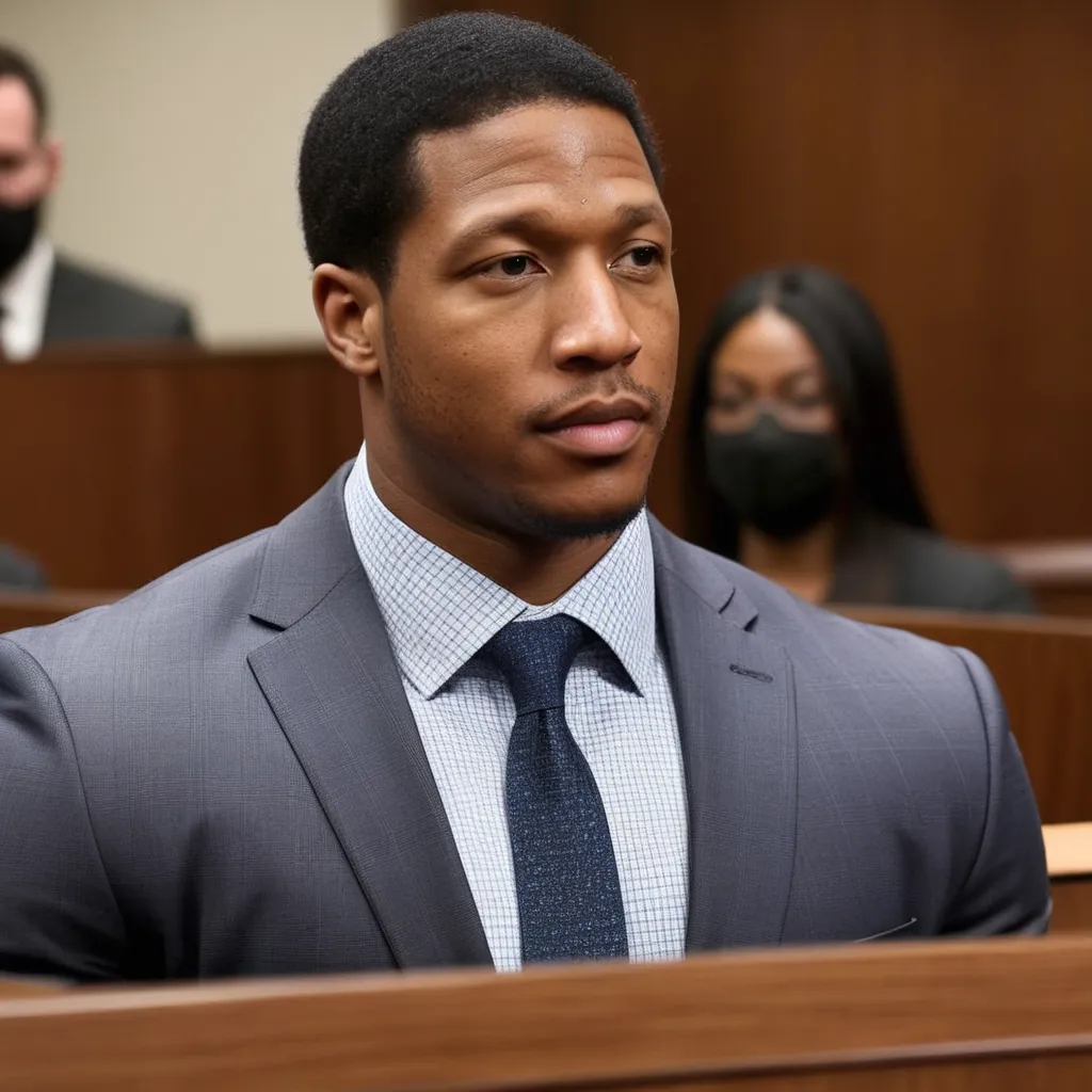 Emotional Moment: Jonathan Majors, Marvel Star, Tears Up in Court During Closing Arguments