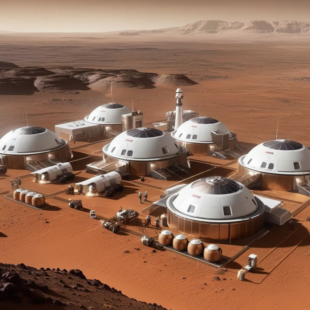 First Successful Mars Colony Established
