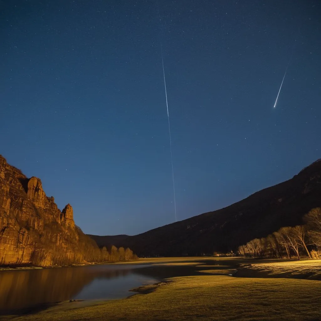 Geminid Meteor Shower Illuminates the Night Sky with Celestial Spectacle