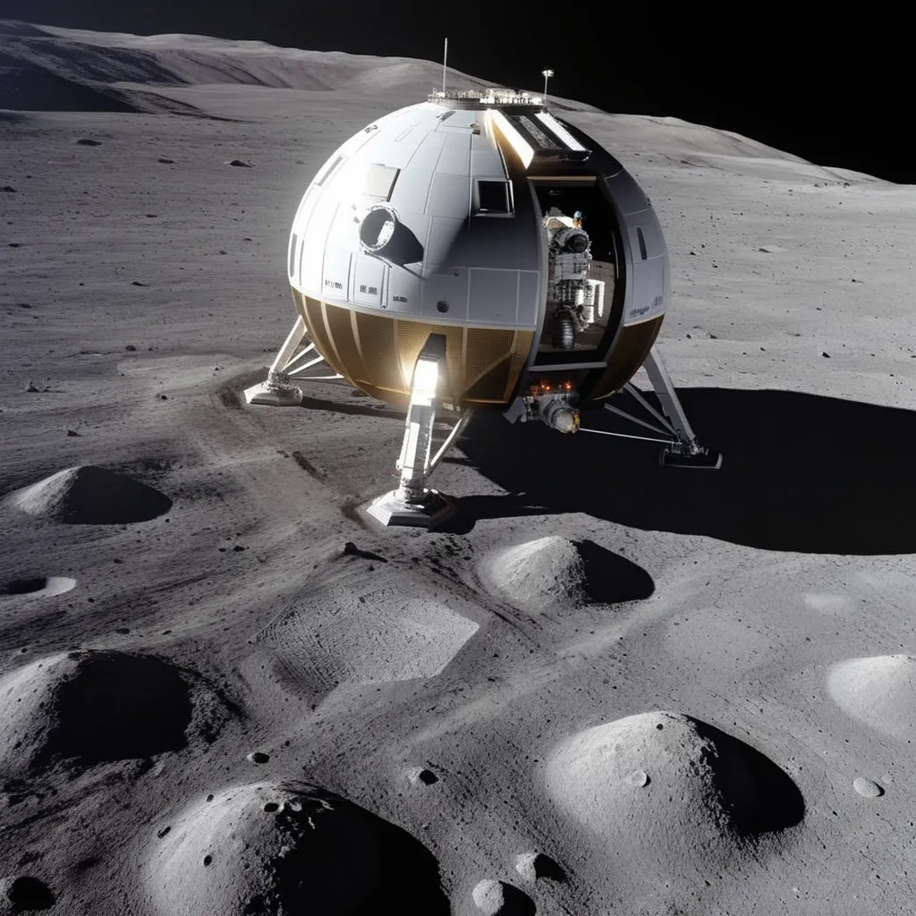 Giant Leap for Mankind: Permanent Moon Base Established