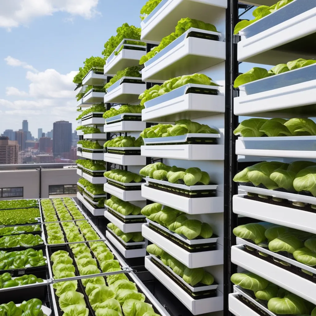 Innovative Vertical Farms Solve Urban Food Crisis