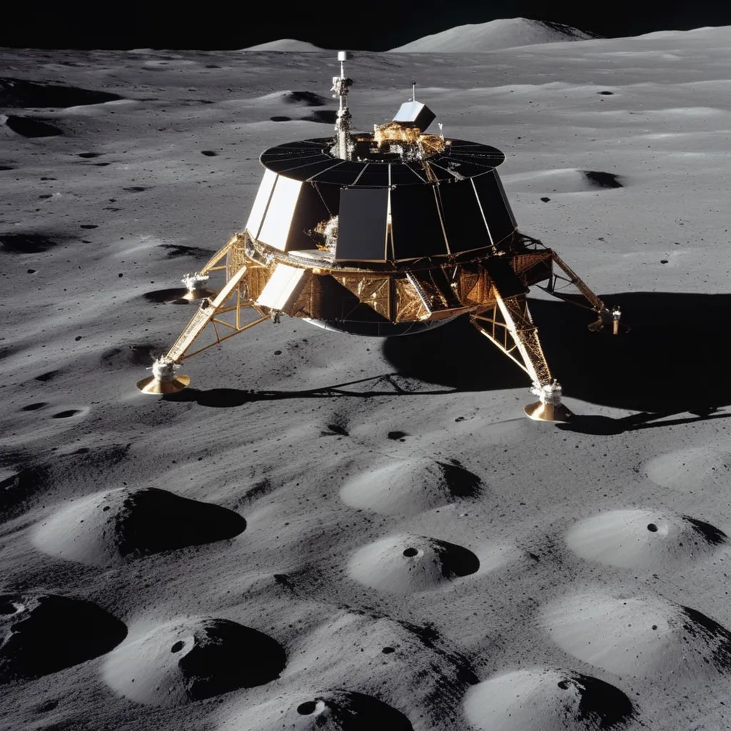 Photo Unveils Japan's Historic SLIM Spacecraft Landing Upside Down on the Moon