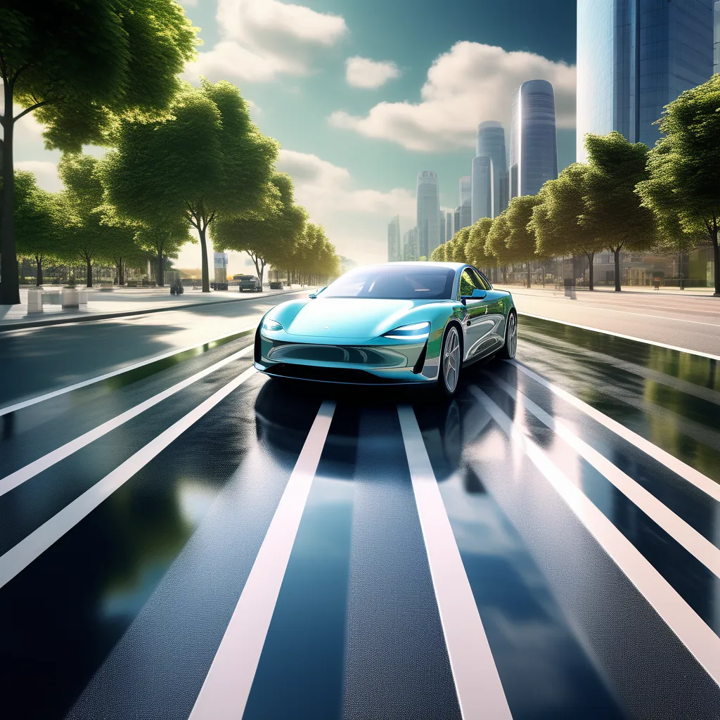 Revolutionary 'Smart Roads' Charge Electric Cars While Driving