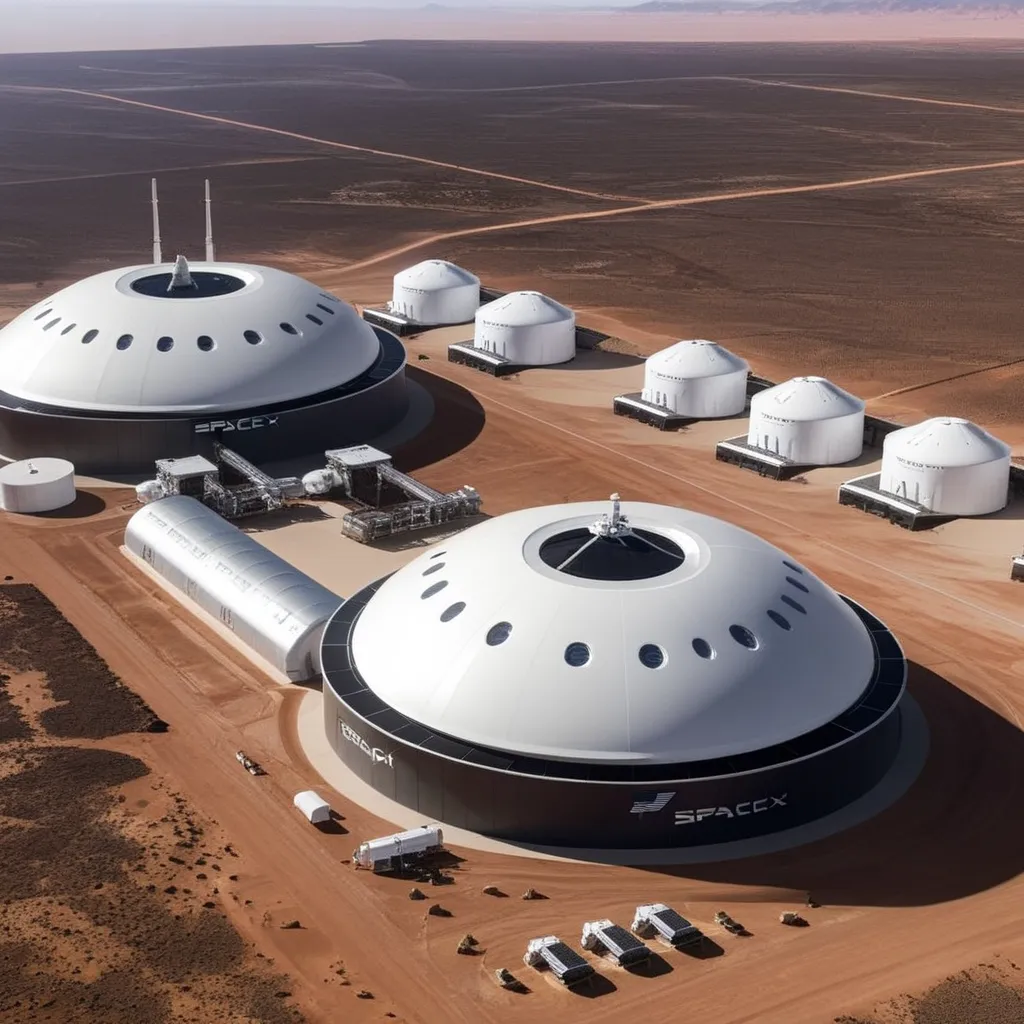 SpaceX's Mars Colony: First 100 Settlers Arrive