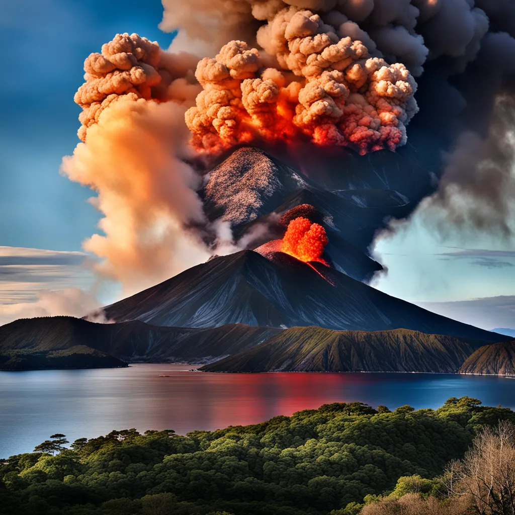 Explosive Drama Unfolds as Japan's Newly-Formed Volcanic Island Erupts Once More — Riveting Footage Captures the Spectacular Explosion!