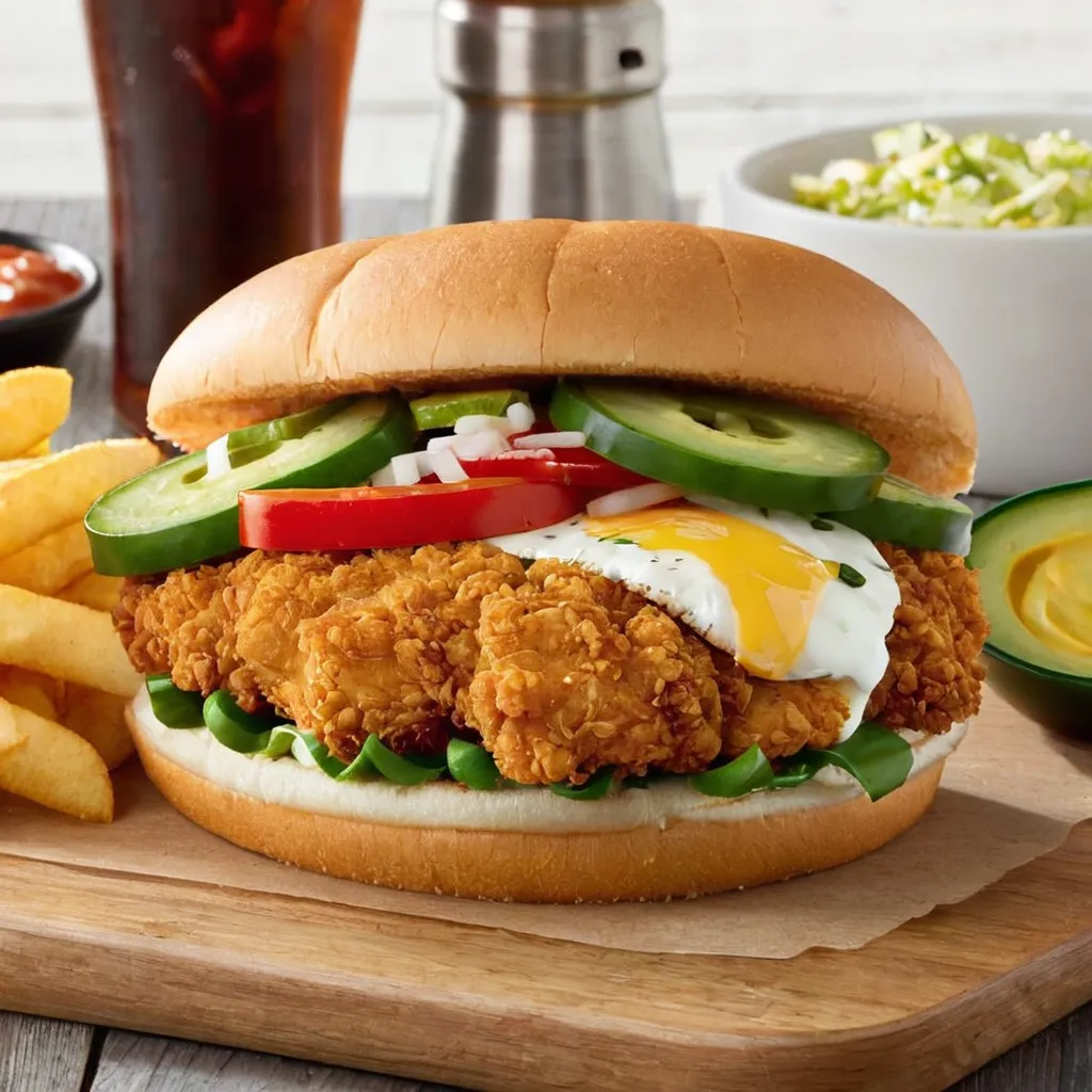 The Least Healthy Chicken Sandwiches Offered by 16 Prominent Restaurant Chains